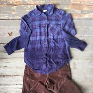 SOLD Columbia Sportswear Flannel Ombré Button Down